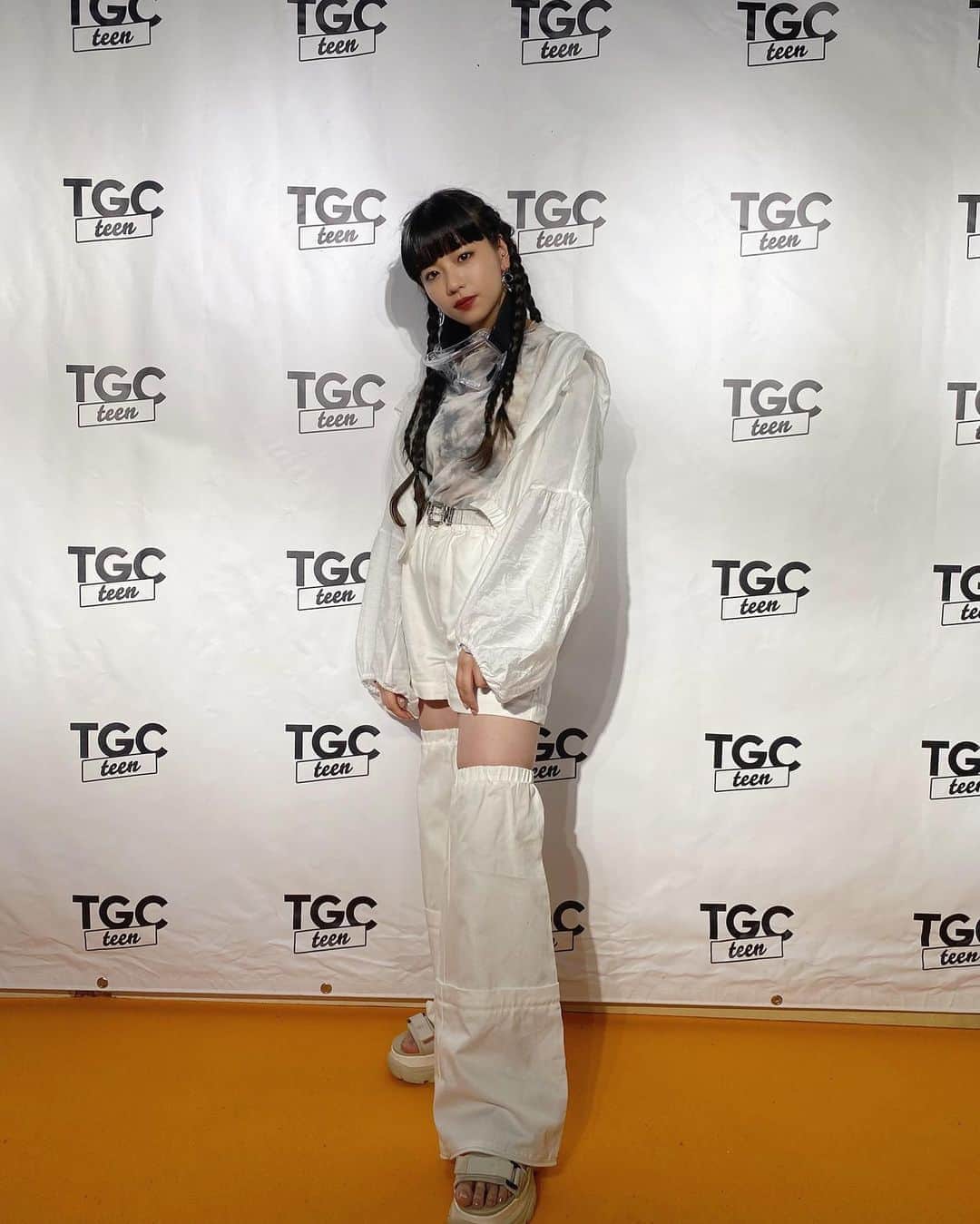 Hinaさんのインスタグラム写真 - (HinaInstagram)「ㅤㅤㅤㅤㅤㅤㅤㅤㅤㅤㅤㅤㅤ TGC Teen 2020  WEGOステージ トップバッターを 歩かせていただきました ありがとうございました🤍」8月2日 21時05分 - hina_faky