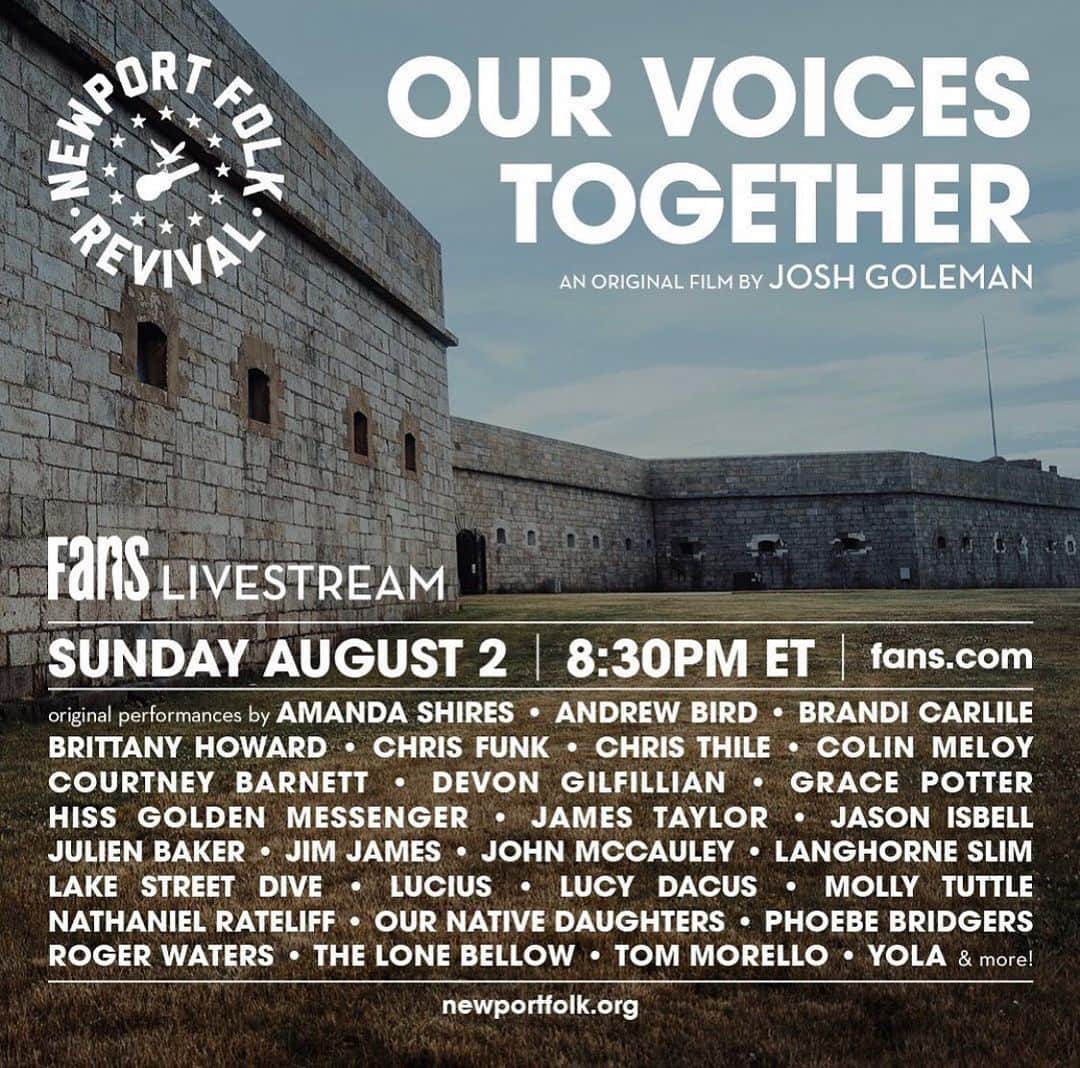 コートニー・バーネットのインスタグラム：「@newportfolkfest Sunday 8:30pm ET / Monday 10:30am AEST 💚💚💚 Stream free via https://newportfolk.org available for 24 hours only x」