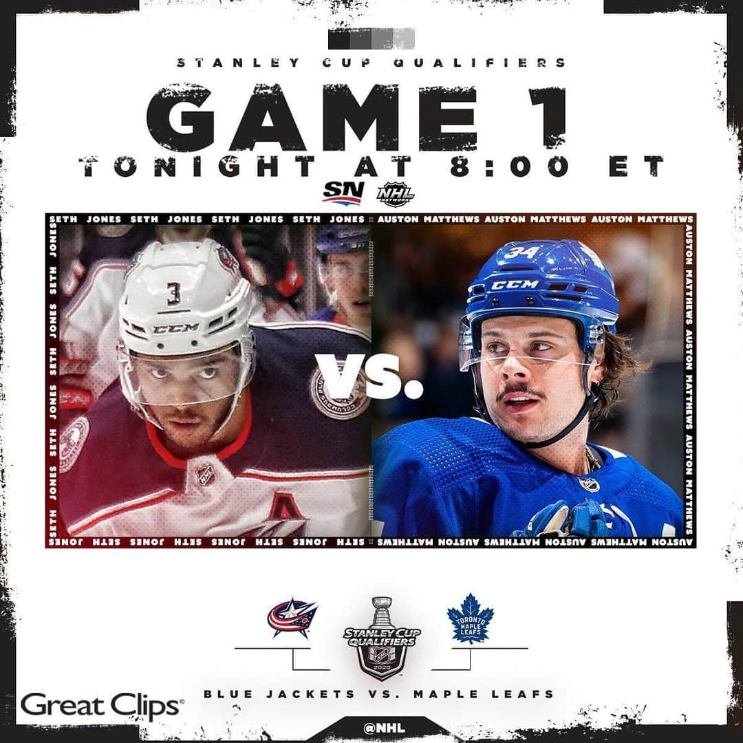 NHLさんのインスタグラム写真 - (NHLInstagram)「Will @austonmatthews and the @mapleleafs take Game 1 against @seth_jones and the @bluejacketsnhl? #StanleyCup Qualifiers   📺: 8 ET on @Sportsnet and @NHLNetwork」8月3日 8時02分 - nhl