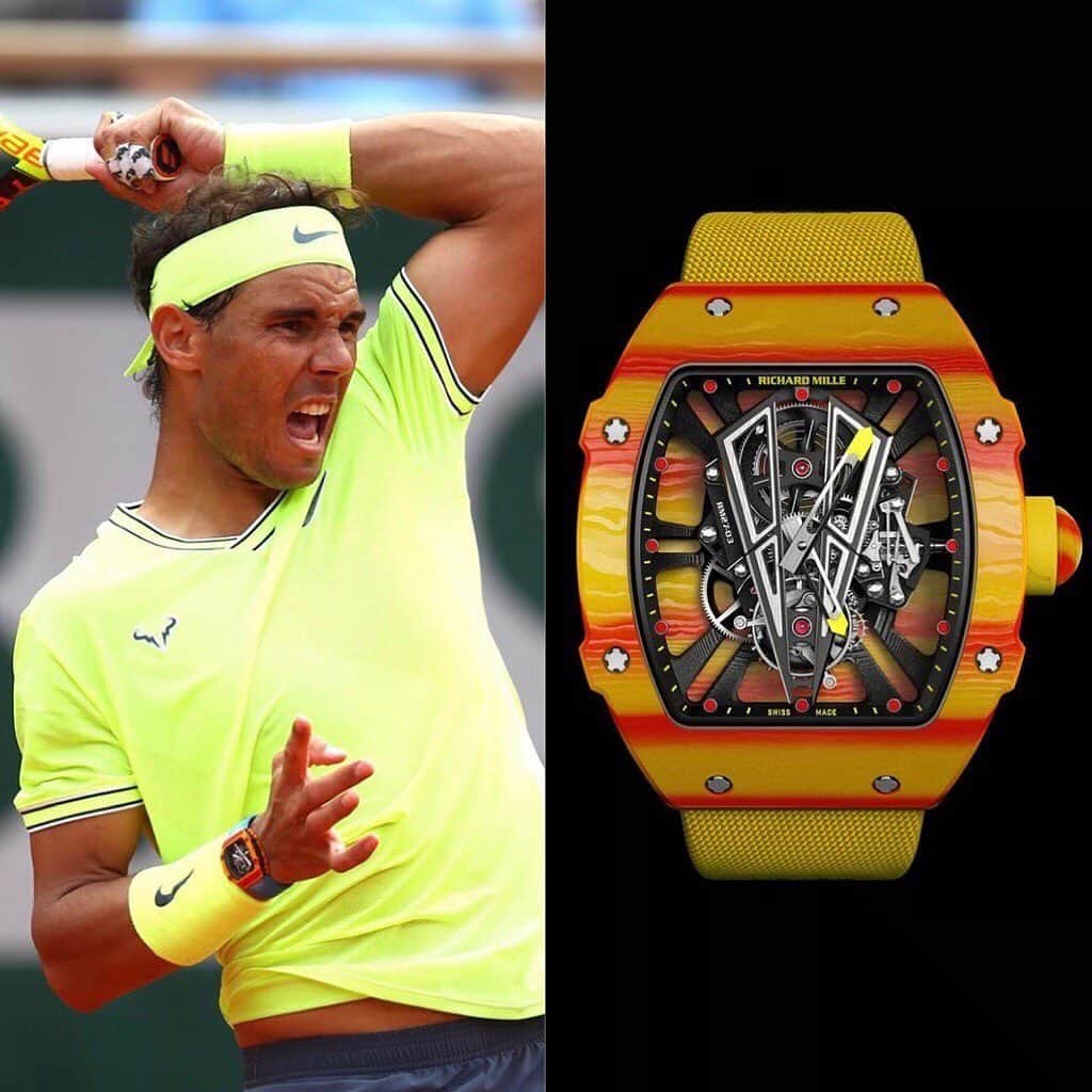 Daily Watchさんのインスタグラム写真 - (Daily WatchInstagram)「@RafaelNadal was wearing the $750,000 Richard Mille RM27-03 Tourbillon during his historic 12th victory at the French Open last year 🎾 #RafaelNadal #FrenchOpen Photo by Getty Image and Richard Mille」8月2日 23時48分 - dailywatch