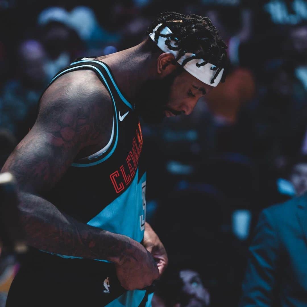 アンドレ・ドラモンドのインスタグラム：「Always focused... 🔒🔒🔒」