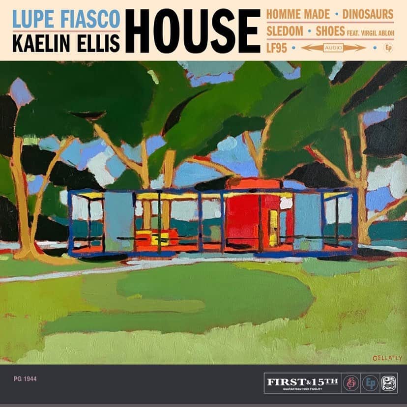 ルーペ・フィアスコさんのインスタグラム写真 - (ルーペ・フィアスコInstagram)「#HOUSE EP is myself and @kaelinellis   🏠🦖💃👟😷  Now Playing  Link In The Bio」8月3日 1時18分 - lupefiasco