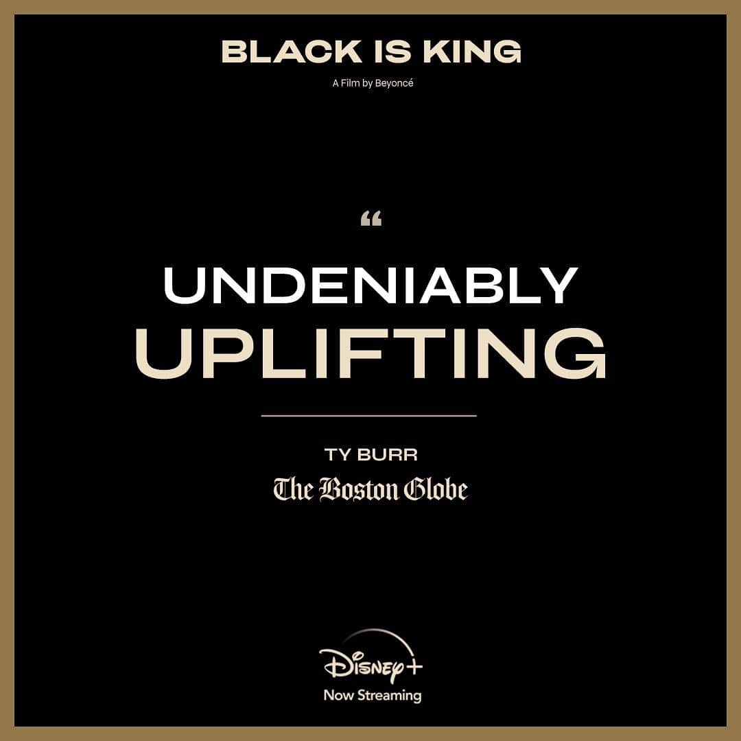 Walt Disney Studiosさんのインスタグラム写真 - (Walt Disney StudiosInstagram)「#BlackIsKing is “undeniably uplifting.” Stream the new visual album from Beyoncé now, exclusively on #DisneyPlus.」8月3日 1時32分 - disneystudios