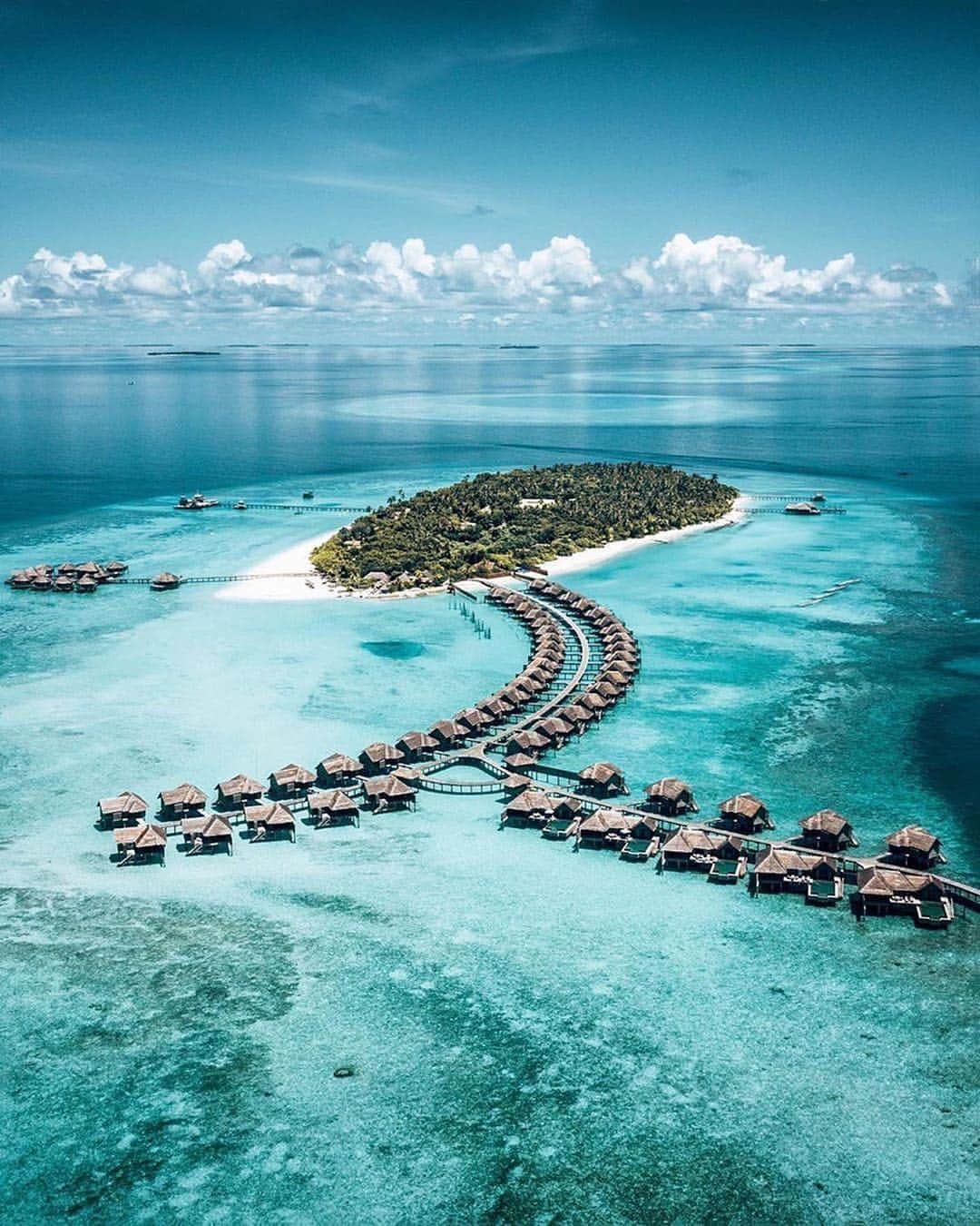 Blonde Saladさんのインスタグラム写真 - (Blonde SaladInstagram)「FLY ME THERE NOW!🏝️ #theblondesalad #dreamydestinations #maldives #sea @paradise」8月3日 2時13分 - theblondesalad