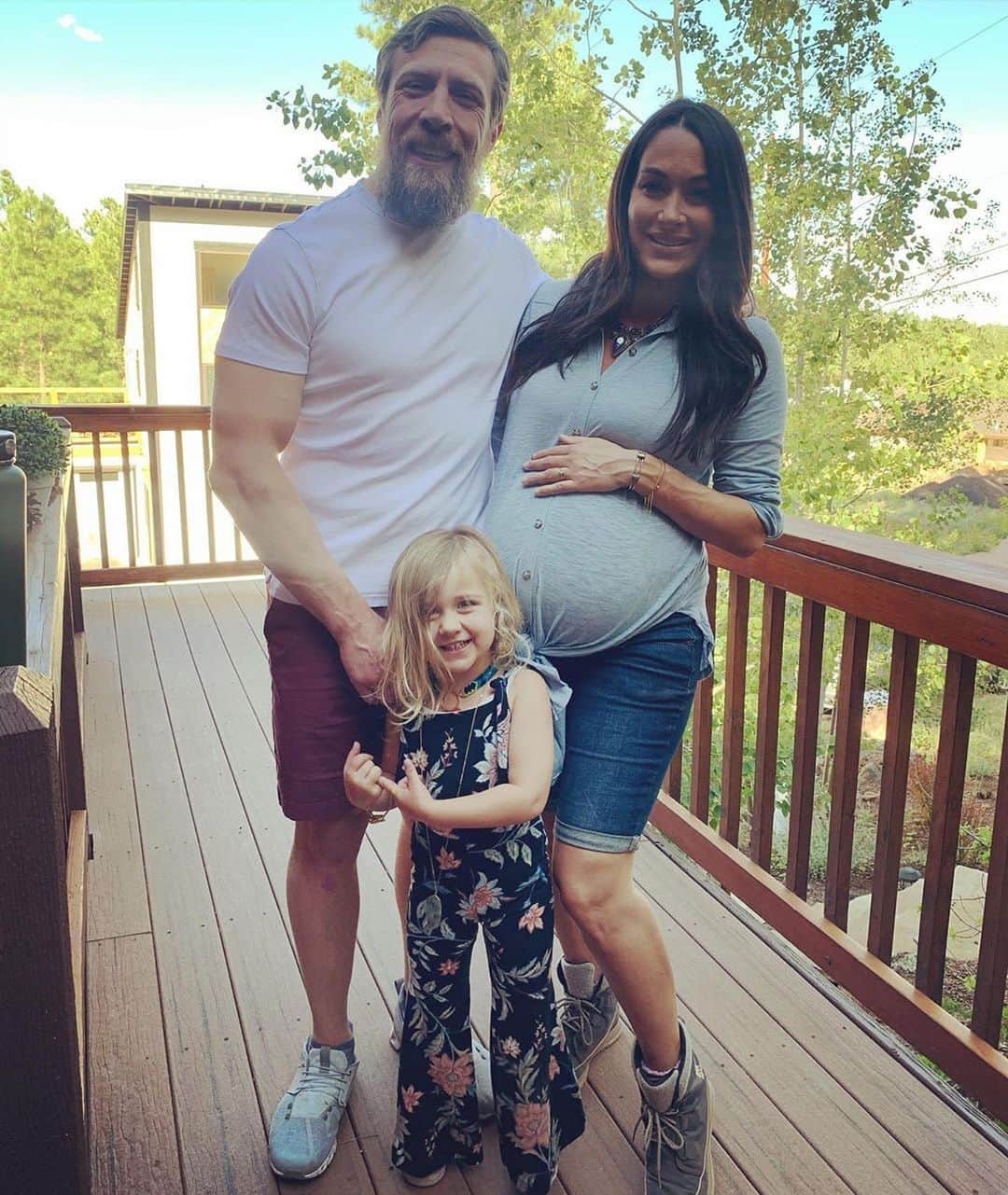 People Magazineさんのインスタグラム写真 - (People MagazineInstagram)「Baby makes 4! Brie Bella and Daniel Bryan have welcomed a baby boy. 💙 "We are overwhelmed with joy and everyone is healthy!!!" the mom of two wrote. Tap the link in bio for more details.  #Regram @thebriebella」8月3日 3時49分 - people