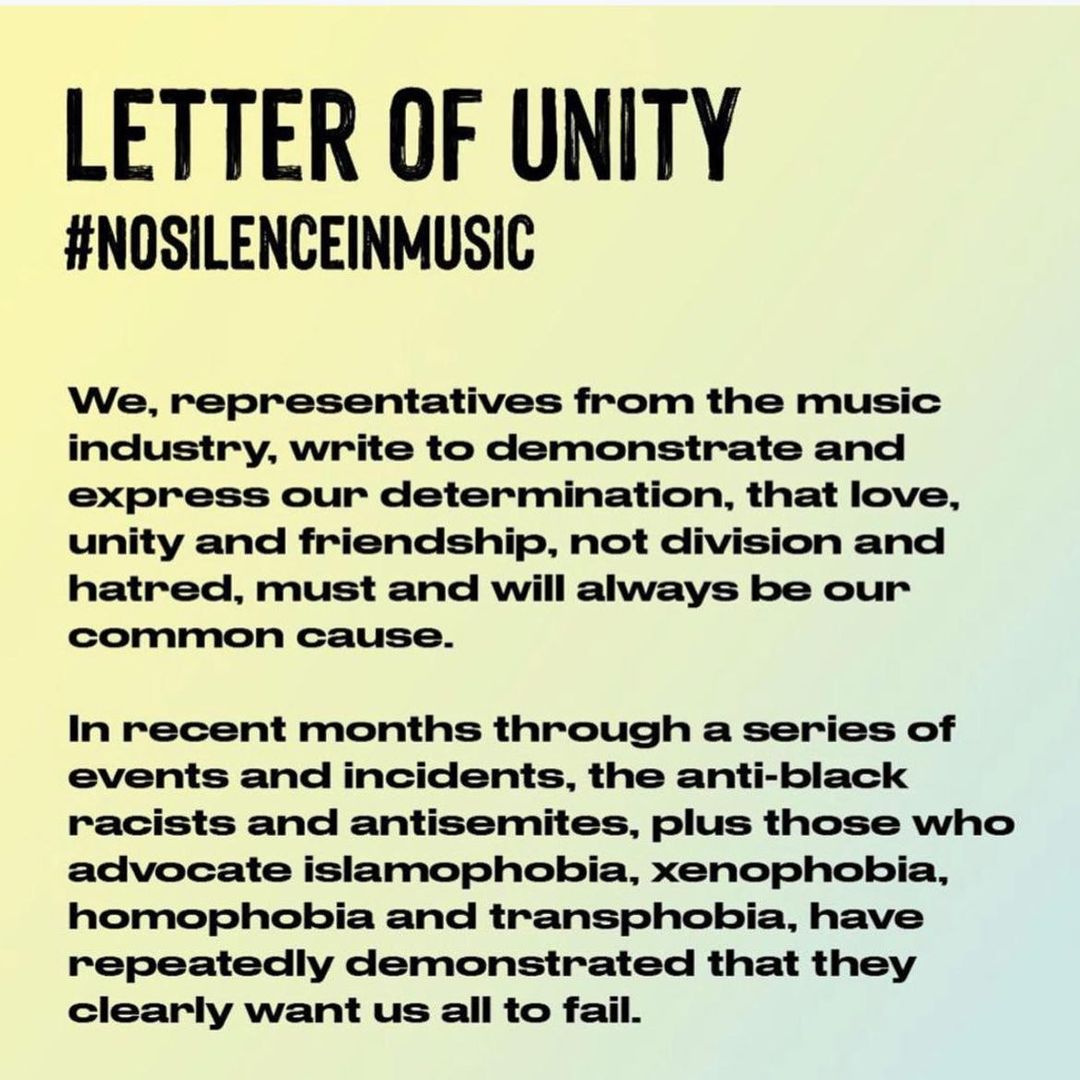 レオナ・ルイスさんのインスタグラム写真 - (レオナ・ルイスInstagram)「#nosilenceinmusic」8月3日 3時59分 - leonalewis