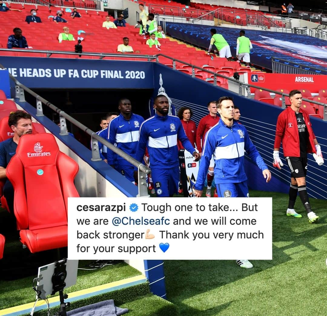 チェルシーFCさんのインスタグラム写真 - (チェルシーFCInstagram)「Well said, @cesarazpi. 👊💙 #CFC #Chelsea」8月3日 4時34分 - chelseafc