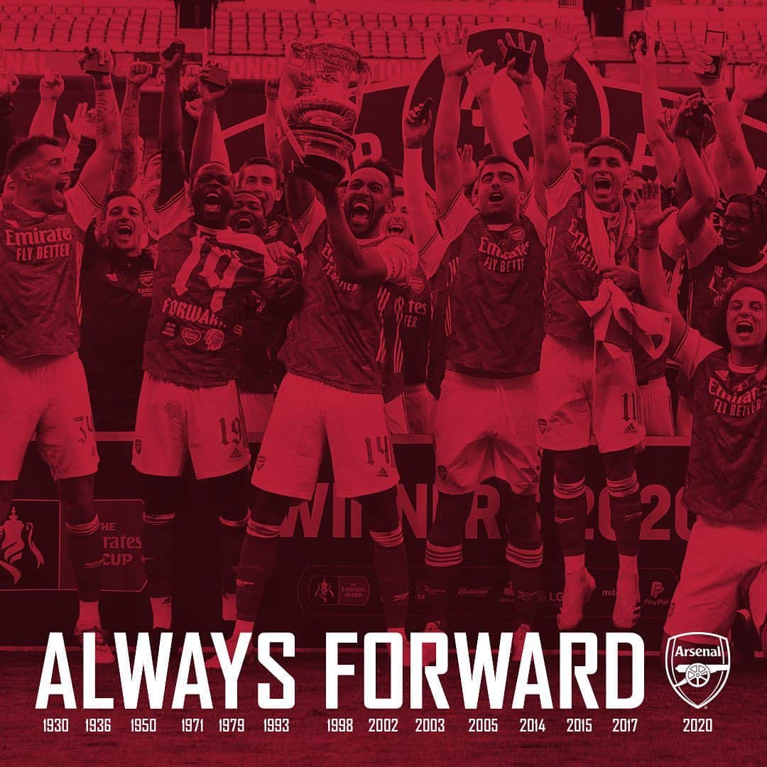 アーセナルFCさんのインスタグラム写真 - (アーセナルFCInstagram)「We are The Arsenal ❤️ #AlwaysForward」8月3日 6時49分 - arsenal