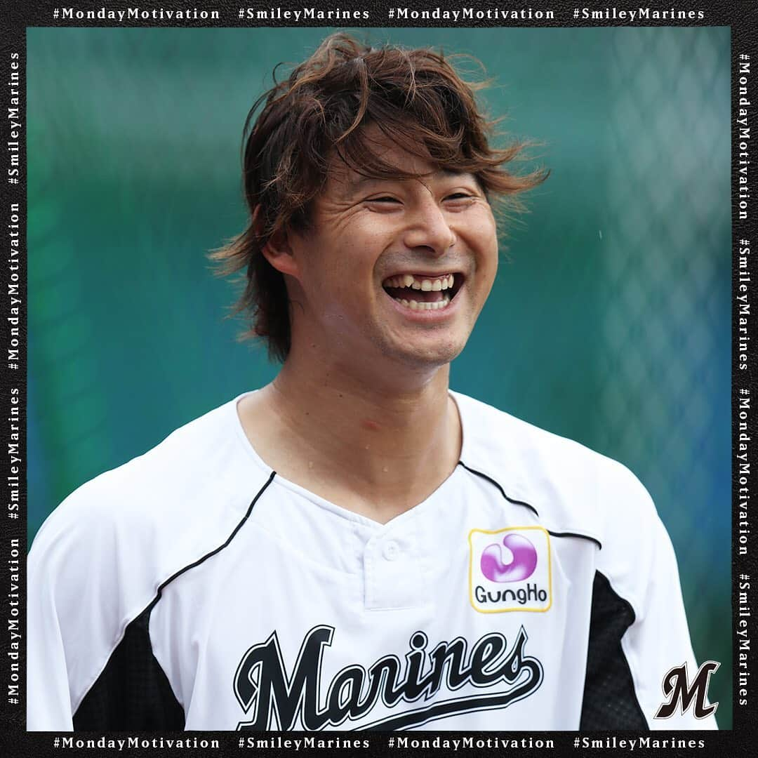 千葉ロッテマリーンズさんのインスタグラム写真 - (千葉ロッテマリーンズInstagram)「😁 #SmileyMarines #MondayMotivation #chibalotte」8月3日 7時00分 - chibalotte