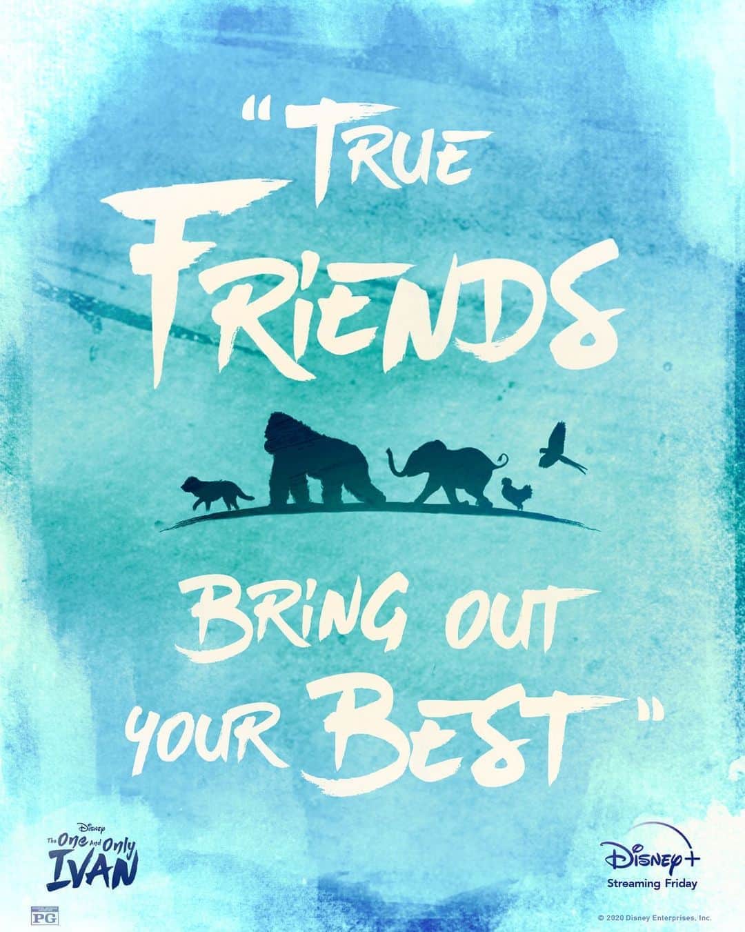 Walt Disney Studiosさんのインスタグラム写真 - (Walt Disney StudiosInstagram)「Tag the friend who brings out your best. The @OneAndOnlyIvan is streaming on #DisneyPlus this Friday! #TheOneAndOnlyIvan🦍」8月18日 3時01分 - disneystudios