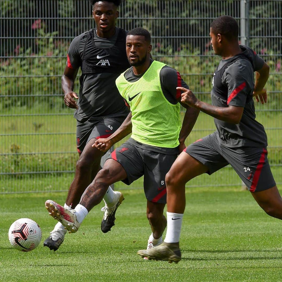 ジョルジニオ・ワイナルドゥムさんのインスタグラム写真 - (ジョルジニオ・ワイナルドゥムInstagram)「Great to be surrounded by so many talented youngsters 🔴🙌🏾   #liverpoolfc #lfcpreseason #lfc」8月18日 2時14分 - gwijnaldum