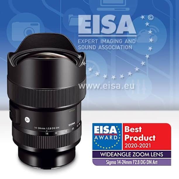 Sigma Corp Of America（シグマ）さんのインスタグラム写真 - (Sigma Corp Of America（シグマ）Instagram)「The SIGMA 14-24mm F2.8 DG DN Art has been selected for an EISA Award for Best Wide Angle Zoom Lens!  "...a superb lens that's perfect for a wide range of subjects including architecture, landscapes and astrophotography."  We couldn't agree more!  #sigmaphoto #sigma1424mmart #sigma1424dgdn #eisaaward #eisaawards #eisaawardwinner #eisaawards2020 #wideangle #wideanglelens #photography #winnerwinnerchickendinner」8月18日 2時19分 - sigmaphoto