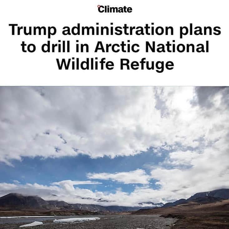 レオナルド・ディカプリオさんのインスタグラム写真 - (レオナルド・ディカプリオInstagram)「@cnnclimate: Interior Secretary David Bernhardt on Monday announced plans for an oil and gas leasing program in the Arctic National Wildlife Refuge, clearing the way for drilling in the remote Alaskan area. Bernhardt said future leases of the federally-owned land will make the entire 1.5 million acre Coastal Plain area available. Environmental activists have sounded the alarm that drilling the Arctic could harm the environment and exacerbate the climate crisis. Climate change has been a key issue in the upcoming 2020 election, and Joe Biden, who is set to accept the Democratic presidential nomination this week, has called for a ban on new oil and gas permits on public lands. Tap the link in @cnnclimate's bio to learn more. (📸: Bill Weir/CNN)」8月18日 2時41分 - leonardodicaprio