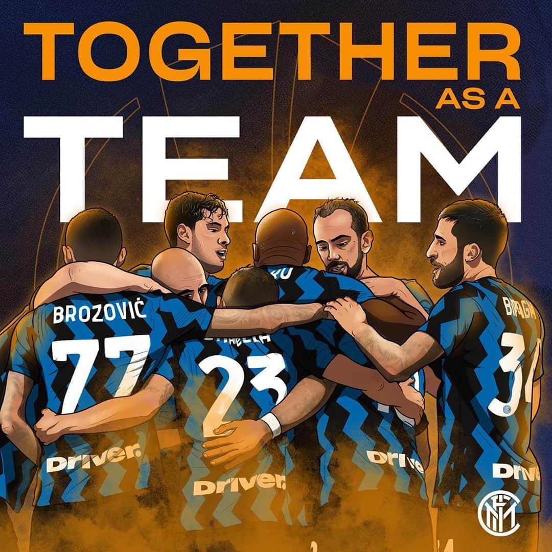 インテルナツィオナーレ・ミラノさんのインスタグラム写真 - (インテルナツィオナーレ・ミラノInstagram)「TOGETHER AS A TEAM 🖤💙 #InterShakhtar: It’s time to stick together! #TogetherAsATeam, Inter and our fans united. Come on, boys, come on #InterFans, #FORZAINTER! #Inter #UEL #EuropaLeague #Football」8月18日 2時48分 - inter