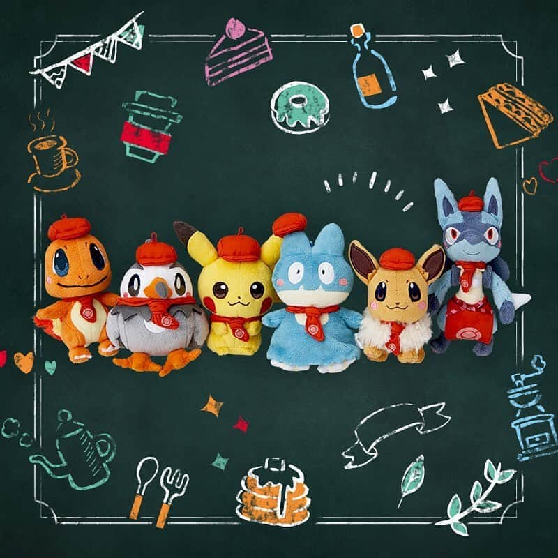 ピカチュウ公式Instagramさんのインスタグラム写真 - (ピカチュウ公式InstagramInstagram)「パズルゲーム『Pokémon Café Mix』でお店のお手伝いをしてくれるポケモンたちだよ👨‍🍳💕 みんなかわいくて、ついついオーダーしたくなっちゃうね☕🥞🍹 グッズはポケモンセンターオンラインをチェック📲✨ #pikachu #charmander #eevee #starly #munchlax #lucario #PokemonCafeMix #pokemon #pokemoncenter #goods #stuffedtoy #ピカチュウ #ヒトカゲ #イーブイ #ムックル #ゴンベ #ルカリオ #ポケモンカフェミックス #ポケモン #ポケモンセンター #グッズ」8月17日 17時53分 - pokemon_jpn