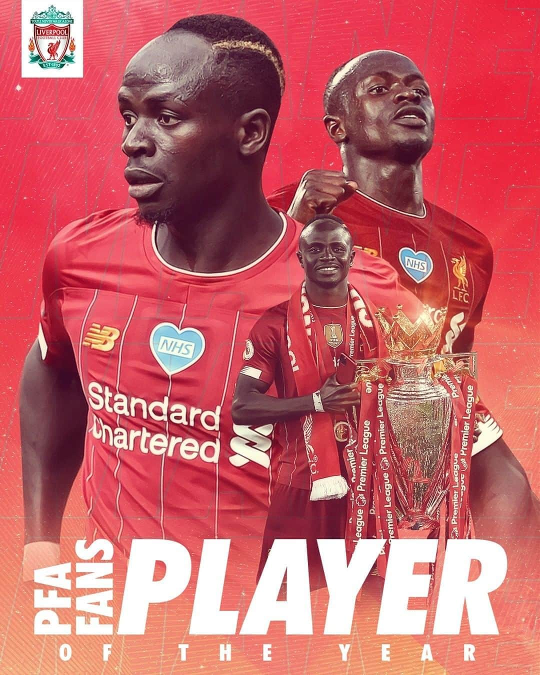 リヴァプールFCさんのインスタグラム写真 - (リヴァプールFCInstagram)「YES, SADIO!! 👏 @sadiomaneofficiel has won the Premier League PFA Fans' Player of the Year award 🙌 #PFAFansAward #LFC #LiverpoolFC #Sadio」8月17日 19時01分 - liverpoolfc