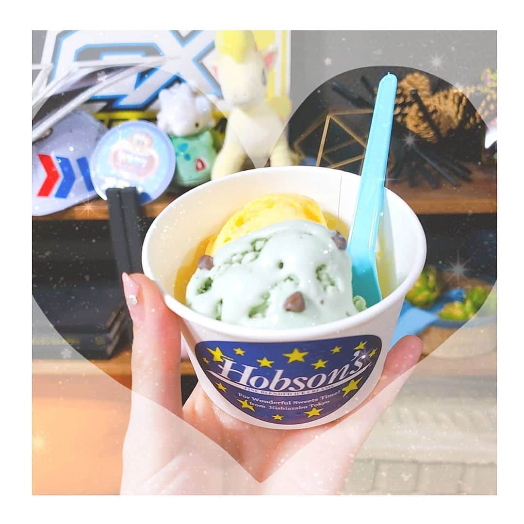 小田桐奈々さんのインスタグラム写真 - (小田桐奈々Instagram)「暑い日に食べるアイスは美味しい🍨💓 #Hobsons」8月17日 19時06分 - odagirinana