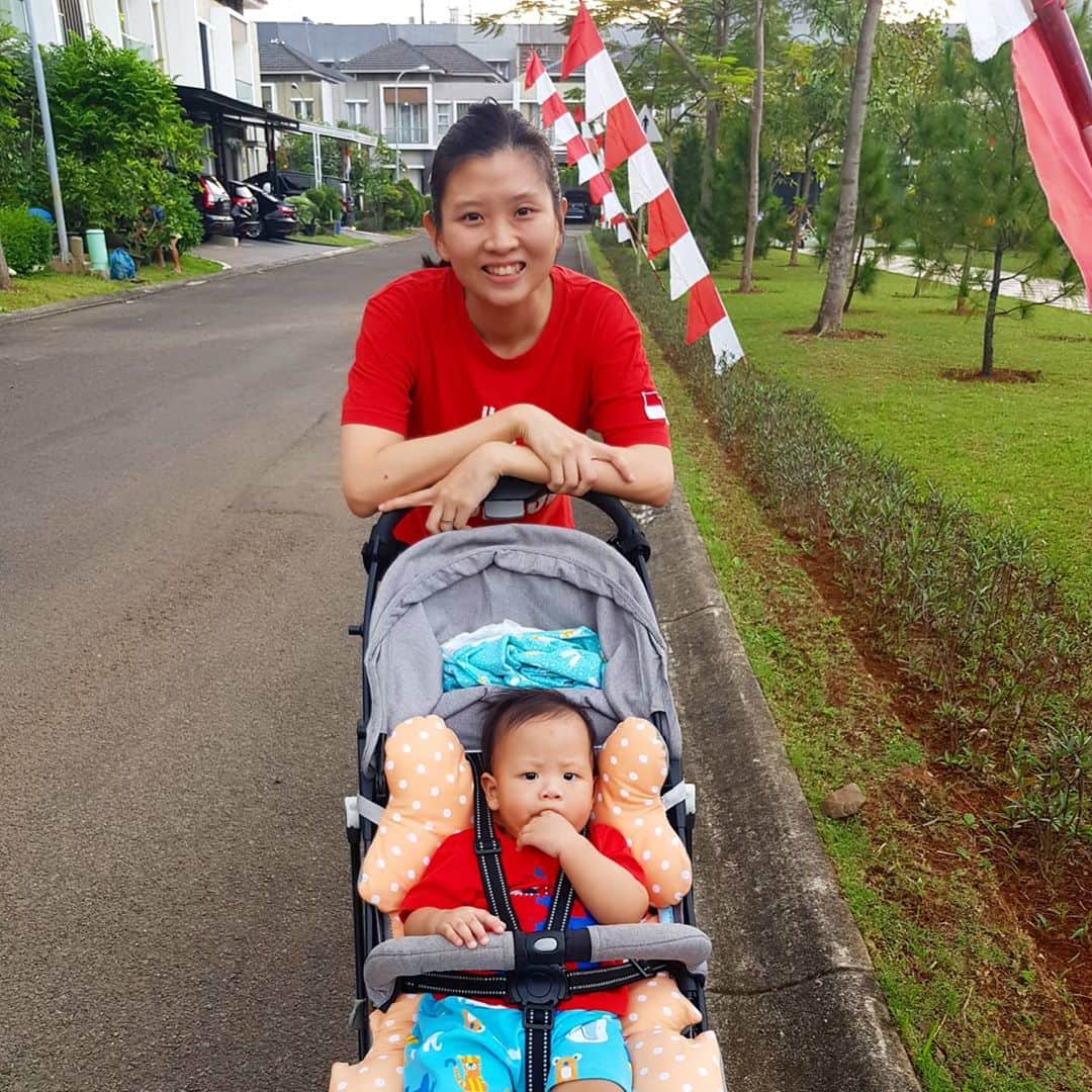 デビー・スサントのインスタグラム：「Dirgahayu republik Indonesia ❤」