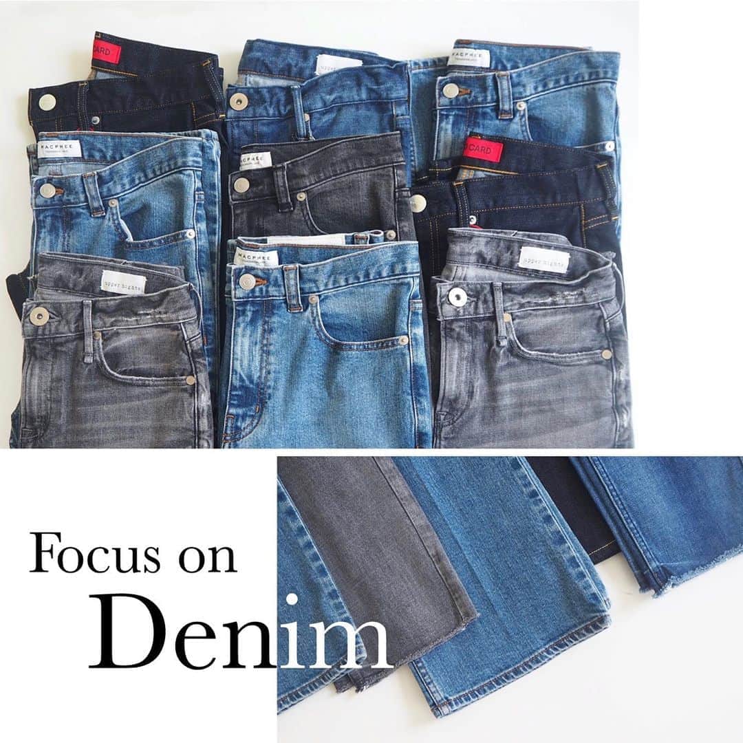 のインスタグラム：「〈 Focus on Denim 〉﻿ ワードローブに必須の定番アイテム、デニム。今こそ秋に向けてアップデートしてみては✨﻿ ﻿ 新作のデニムから、コーディネートを格上げする一本をスタッフがおすすめします。﻿ ﻿ -MEMBER’S 10％OFF CAMPAIGN-﻿ 8月31日(月)まで「MEMBER’S 10％OFF CAMPAIGN」を開催中です。トゥモローランドメンバーズ会員のお客さまは、オンラインストアでも10％OFFでご購入いただけます。 (プロフィールTOPのURLよりご覧ください🔗) ﻿ ﻿ #tomorrowland_jp﻿ #tomorrowland_womens﻿ #tomorrowland﻿ #fashion﻿ #macphee #redcardtokyo #upperhights #denim」