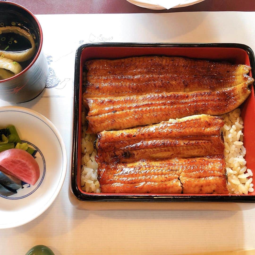 AriizumiEmaさんのインスタグラム写真 - (AriizumiEmaInstagram)「美味しい鰻を食べに、連れて行ってもらいました✨✨ 若い時までは苦手だった鰻ですが、産後から美味しい！と感じる様になりました。 今でも私の弟は、お姉ちゃんは鰻が嫌いだよね　と母に言っているそう😅 今は大好き😋😋 ・ #鰻#lunch#お盆休み #tokyo」8月17日 20時17分 - ema_ariizumi