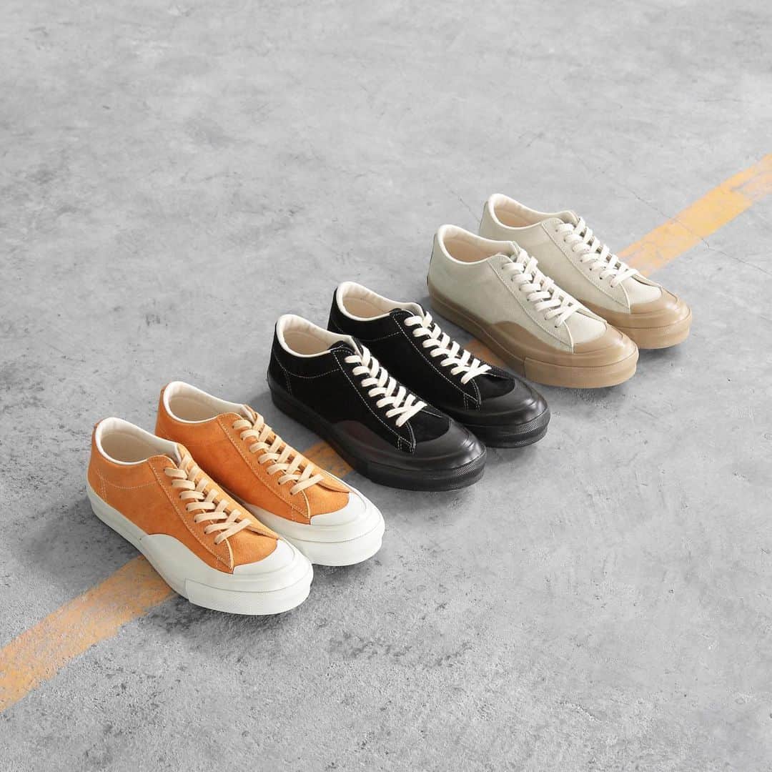 MOONSTARのインスタグラム：「BUMPER COURT shoelace variations  #moonstarshoes  #finevulcanized  #bumpercourt  #finevulcanized」