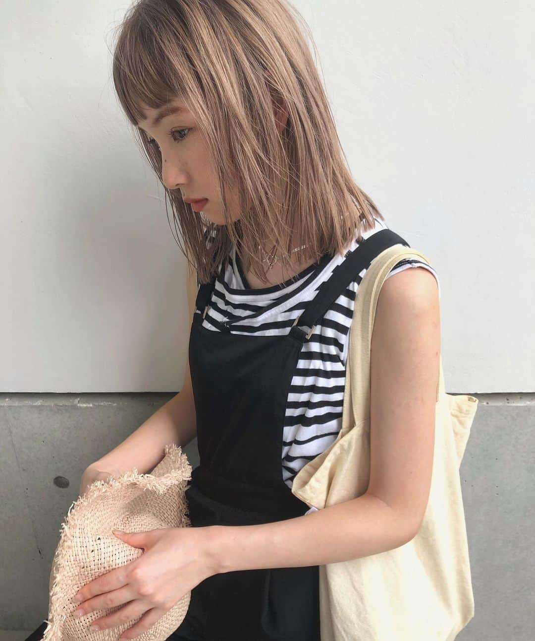 カワシリアツシのインスタグラム：「綺麗すぎるカラー☺︎ ブリーチ二回◎」