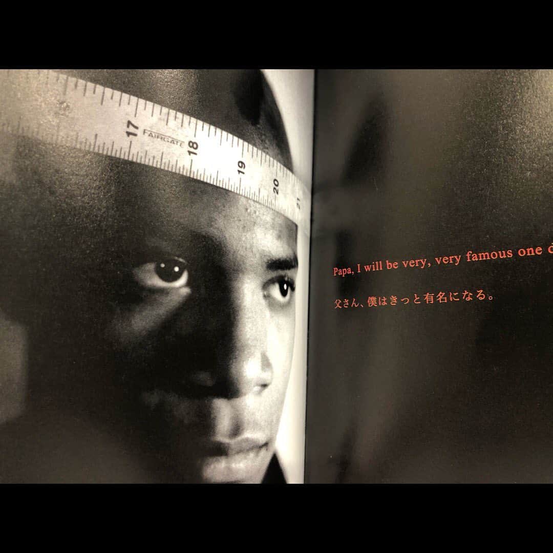 若林時英のインスタグラム：「by Basquiat .」