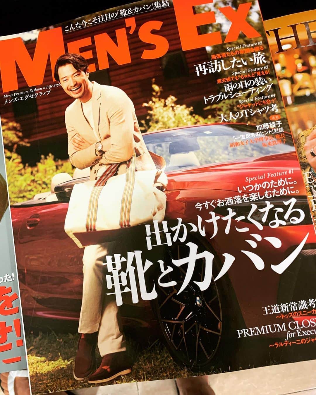 前川泰之さんのインスタグラム写真 - (前川泰之Instagram)「雑誌『Men's EX』9月号、ただいま発売中です！是非お手に取ってご覧ください🙏🏻🙏🏻😊  #雑誌　#発売中　#Men'sEX #表紙モデル」8月17日 20時50分 - maekawa_yasuyuki_official