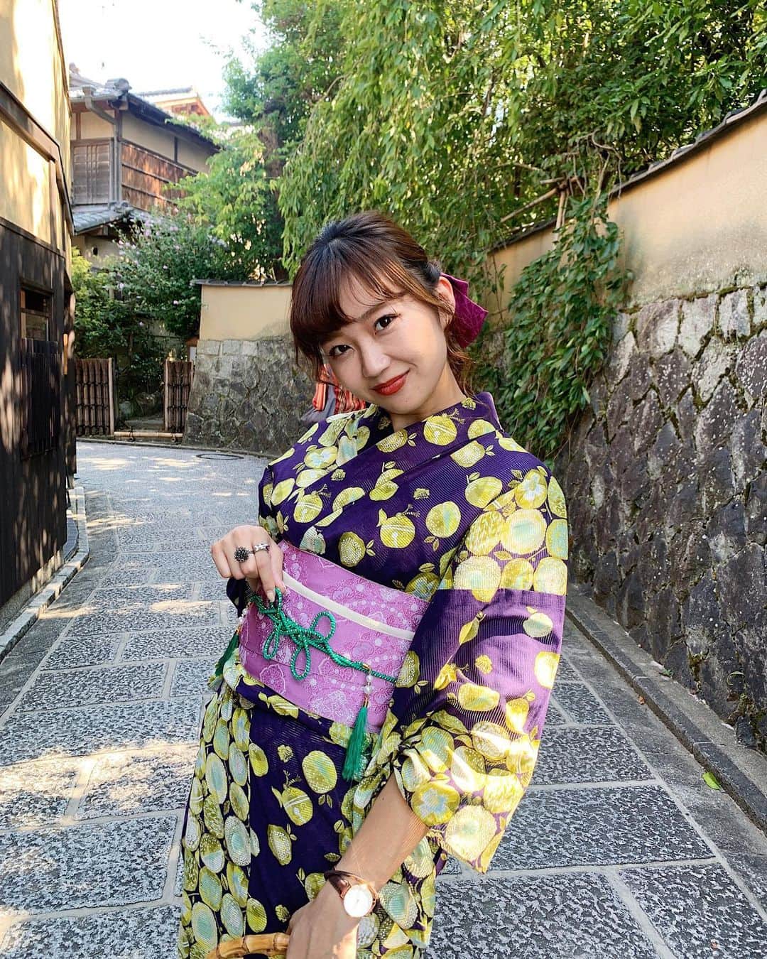 Madoka Yamamotoさんのインスタグラム写真 - (Madoka YamamotoInstagram)「祭りは行けなかったけど浴衣が着れたので幸👘」8月17日 21時17分 - madochosu