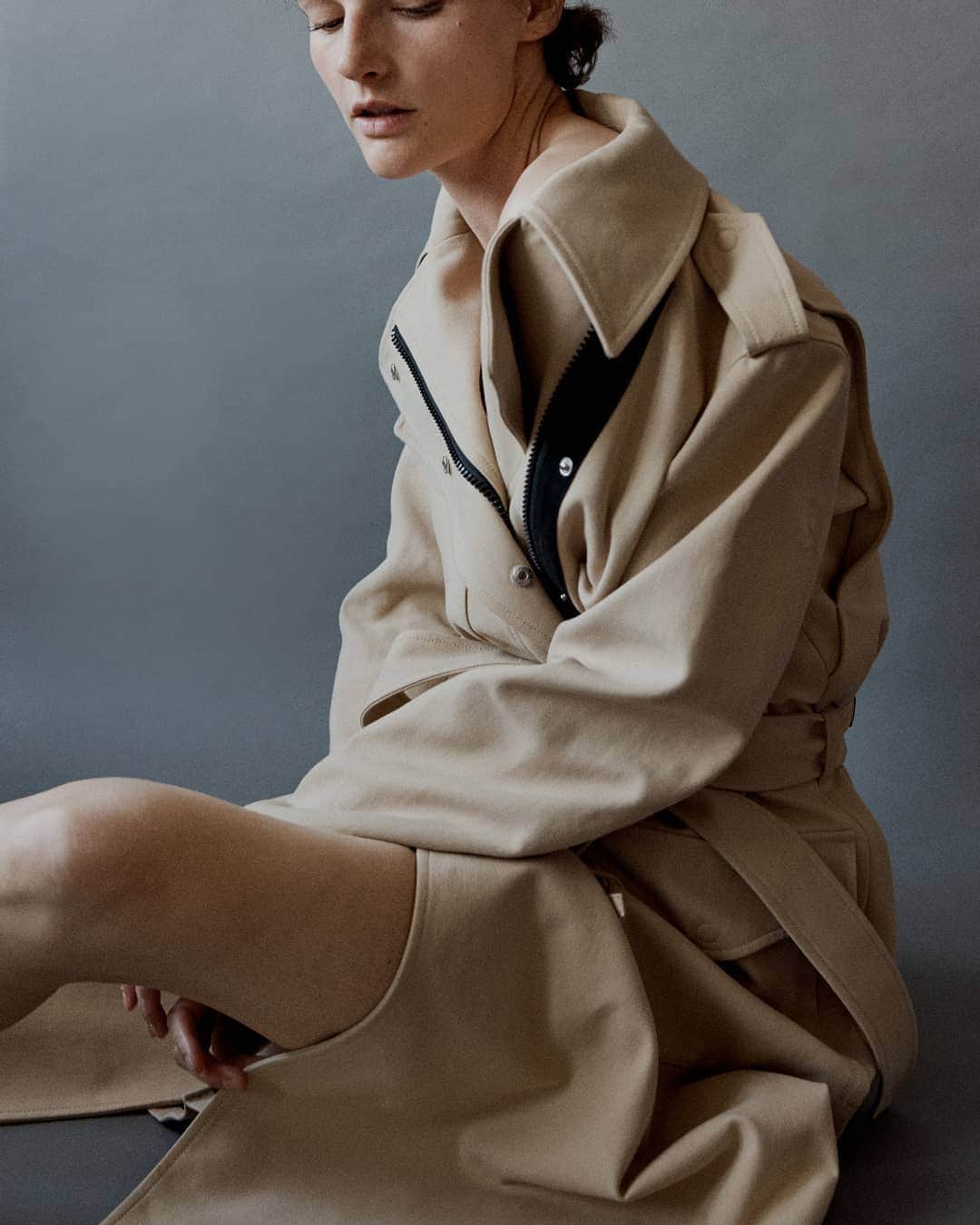 ラグ&ボーンのインスタグラム：「New arrivals just landed online. Tailored, textural, on the move. Late summer knits, leather and outerwear in new modern silhouettes.」