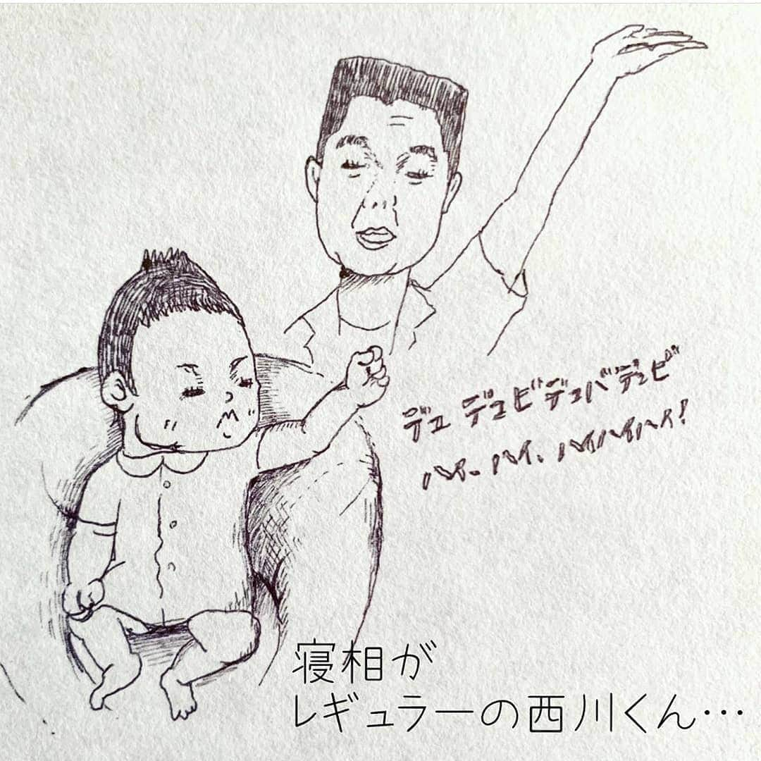 松本康太さんのインスタグラム写真 - (松本康太Instagram)「あるあるイラストを書いていただきました(^o^)/ありがとうございます♪ 『子供の寝顔は♪気絶顔♪』あるある探検隊♪あるある探検隊♪＼(^o^)／   #あるある探検隊 #あるある #イラスト #絵 #気絶 #レギュラー松本 #子供の寝顔は気絶顔」8月17日 22時14分 - aruarutankentai.matsumoto