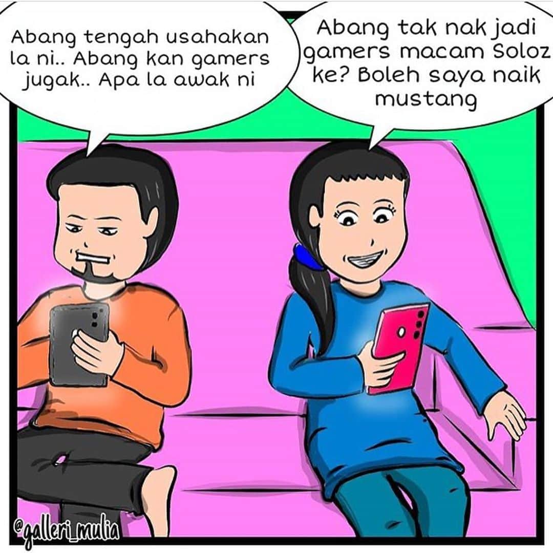 Koleksi Komik Malaysiaさんのインスタグラム写真 - (Koleksi Komik MalaysiaInstagram)「#Repost @galleri_mulia with @get_repost ・・・ Macam Soloz. Follow @galleri_mulia . #komikmalaysia #malaysia #komikrakyat #kartunmalaysia #koleksikomikmalaysia #lawakkomik #art #trending #komiklawak #lawak #komik #comic #comedy #malaysiancomic #mobilelegends #soloz #gamer #candycrush #noob #7harimencintaiku2」8月17日 22時25分 - tokkmungg_exclusive