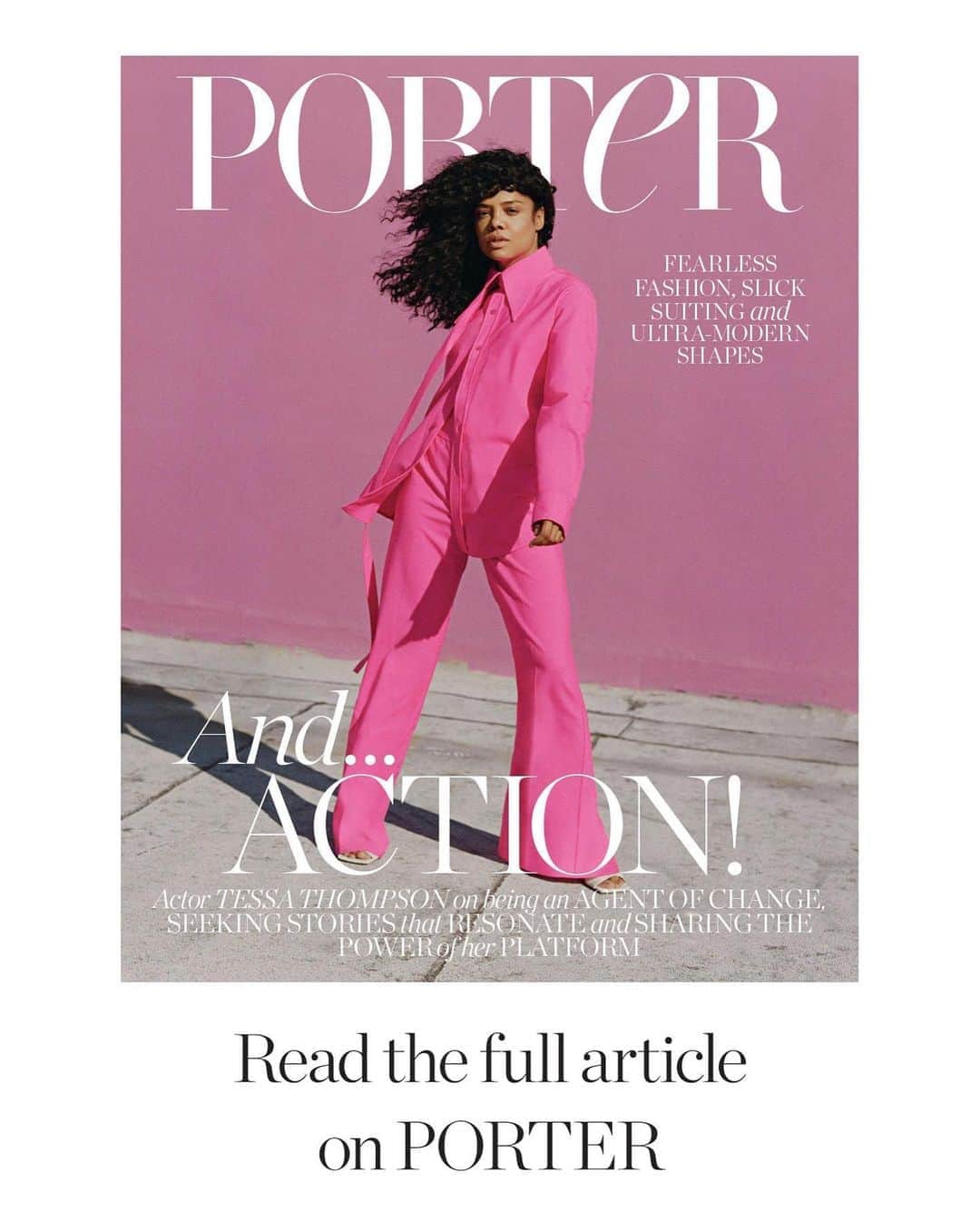 PORTER magazineさんのインスタグラム写真 - (PORTER magazineInstagram)「Whether it’s in the film projects she chooses, the designers she wears or the causes she champions,  @TessaMaeThompson is fully committed to sharing the power of her platform. At the link in bio, the actor and producer talks with @portermagazine about why her latest project, Sylvie’s Love, reminded her of #TheNotebook; the “many layers” of her #Westworld character Charlotte Hale, and starring in Rebecca Hall’s upcoming directorial debut, #Passing, after she was “completely blown away” by the script. Styled by @shibonleigh. Shot by @sheekswinsalways」8月17日 23時02分 - portermagazine