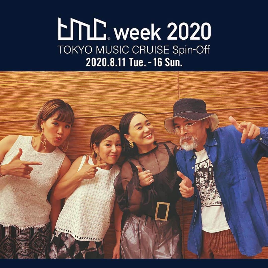 PUSHIMさんのインスタグラム写真 - (PUSHIMInstagram)「東京タワーがそばにあるホテル、 ザ・プリンス パークタワー東京 で開催された、 『TMC week 2020 〜 TOKYO MUSIC CRUISE Spin-Off〜』 日曜日の夜、お客さまの前で歌って来ました。 参加出来まして、主催者の皆様、ホテルの皆様、出演者の方々、 ありがとうございました。素晴らしい機会に感謝です。 NODATIN/CHINO/Chicaと私の音楽をあの空間で聴いてくださり、今生きてる感が私を包み込みました。 素晴らしい仲間との演奏でした。 みんなそれぞれdramaを持って集まって音鳴らして確かめ合う。 音楽してました。 今や数少ない”LIVEする”、 めっちゃ最高です。 もっと演れるようになれ(願う)!  #TMC #高橋マシ さん久しぶりに会えて嬉しかったです。 呼んでくださいありがと❤︎  #ザプリンスタワー東京  #pushim #NODATIN #CHINO #Chica @_nodatin_ @chinoriddim @___chica1108___  @pushim_info  #Pカルテット #tmc2020 #東京タワー #コロナの出た2020  @sachi_918 Pカルテットの写真❤︎❤︎❤︎」8月17日 23時17分 - shinoyama_pushim