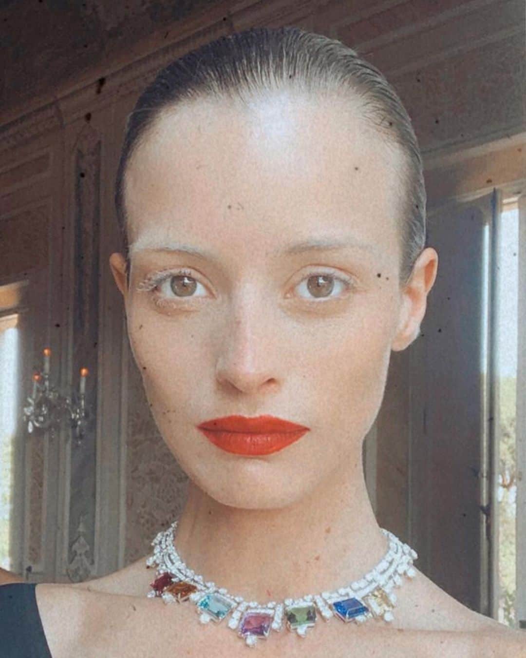 フラヴィア・ルチーニのインスタグラム：「#wheninrome 💎 👄 💎」
