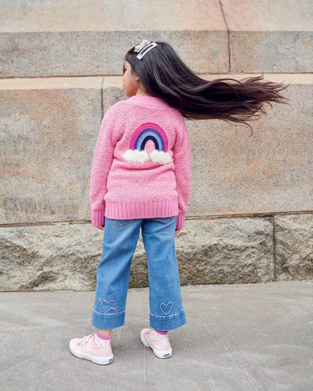Saks Fifth Avenueのインスタグラム：「It actually is all sunshine and rainbows when they're in fall outfits from @hatley.」