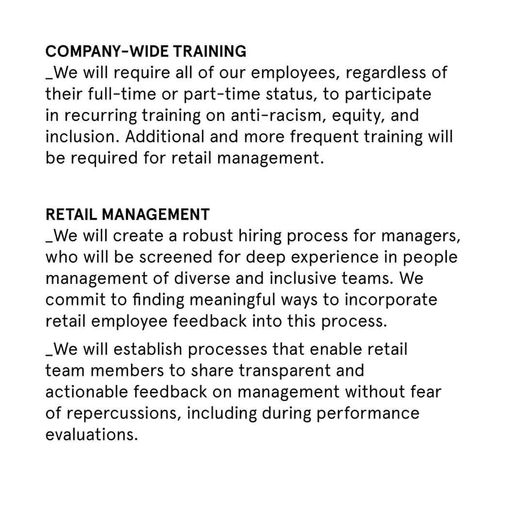 Glossierさんのインスタグラム写真 - (GlossierInstagram)「While our stores are closed until 2021 due to the pandemic, we see this time as an opportunity, an obligation, to build a more equitable, inclusive, growth-oriented, and anti-racist employee experience for our retail team. To @outtathegloss and all our former colleagues who've shared their stories: thank you for holding us accountable.」8月18日 0時31分 - glossier