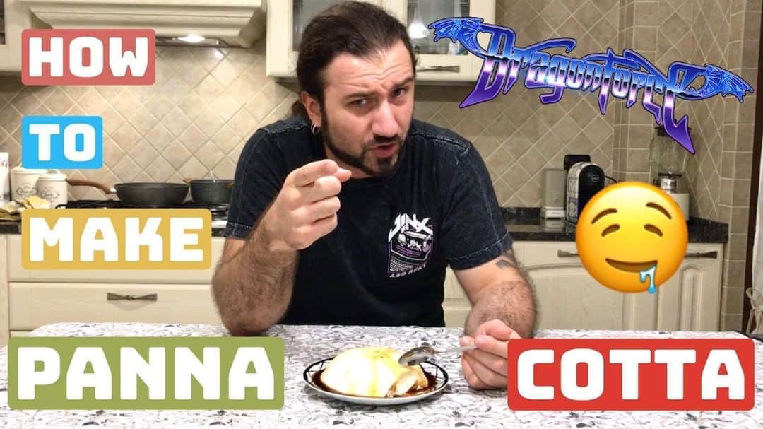 DragonForceさんのインスタグラム写真 - (DragonForceInstagram)「VIDEO: How to Make Panna Cotta with @geeanzalone  Link on bio & stories or go to youtube.com/dragonforce Thank you so much for supporting Gee's cooking series. Hit LIKE if you want even more cooking videos! It's time to let Gee know what other Italian dishes you want to see him cook next! Show us the Panna Cotta you made by tagging us on Instagram! Ciao!  https://youtu.be/jiaSQKvLwpU」8月18日 1時10分 - dragonforcehq
