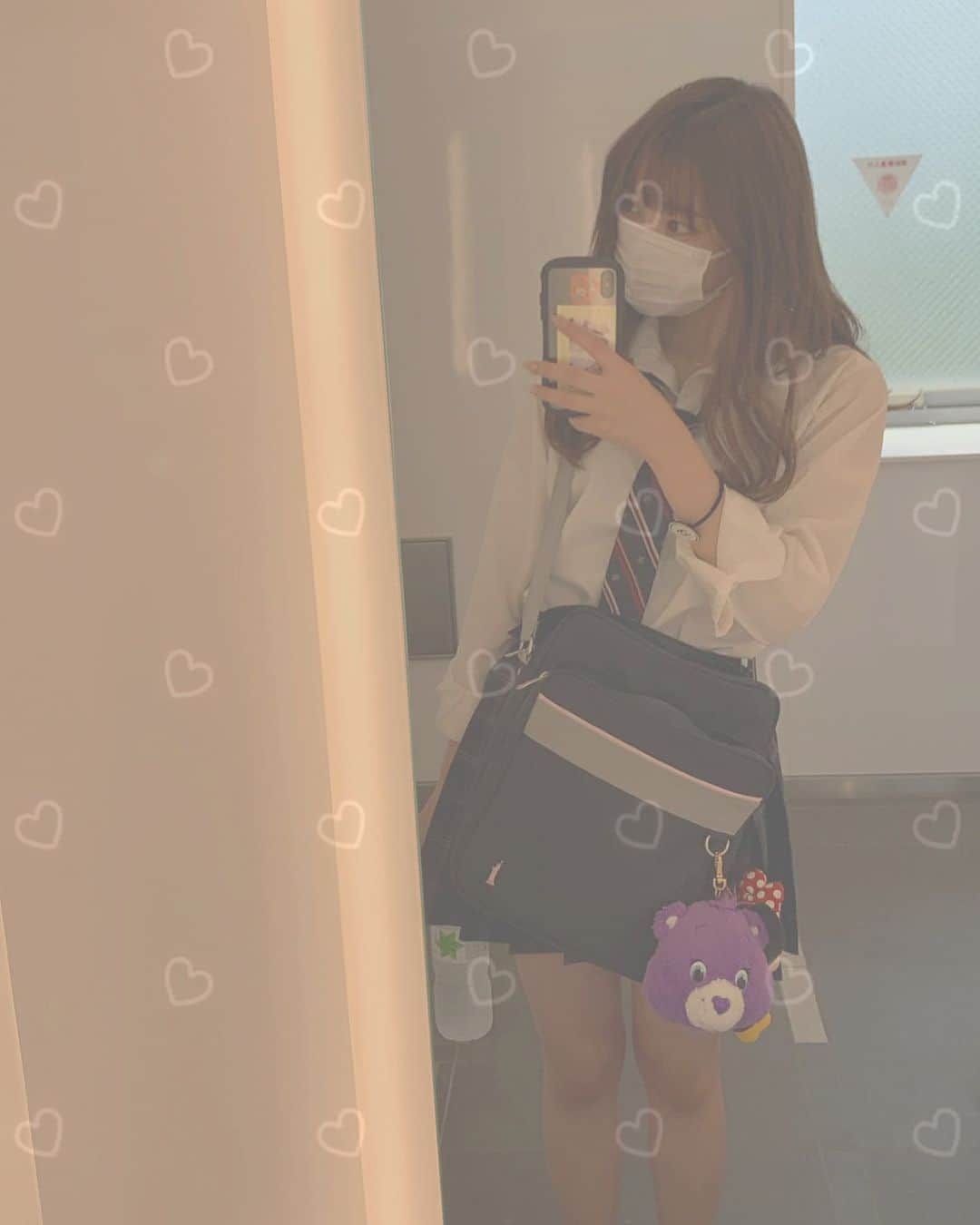 平野夢来（ゆぴぴ）のインスタグラム：「最近制服多め︎☺︎ ・ ・ お仕事でも学校でも制服ばっかり嬉しい〜!!  #ぷりんと倶楽部  #JK」