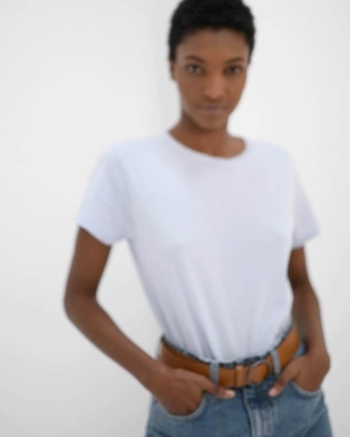 アメリカンビンテージのインスタグラム：「The ultimate white T-shirt 🤍 #americanvintage #SS20 #womenswear」