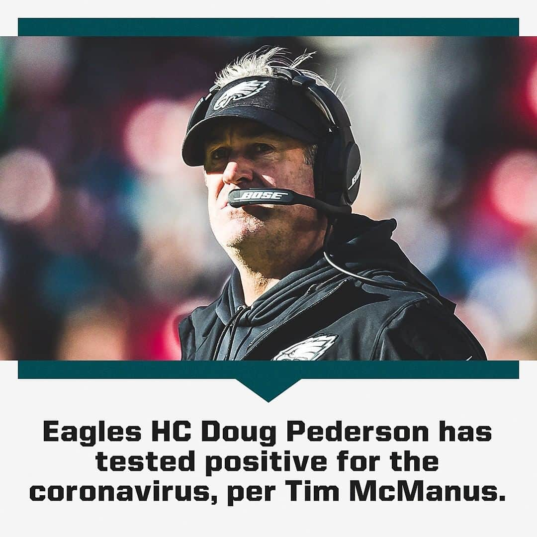 espnさんのインスタグラム写真 - (espnInstagram)「Doug Pederson now becomes the second NFL head coach known to have contracted coronavirus, but he is the first one to do it in season. (via @timmcmanusespn)」8月3日 9時53分 - espn