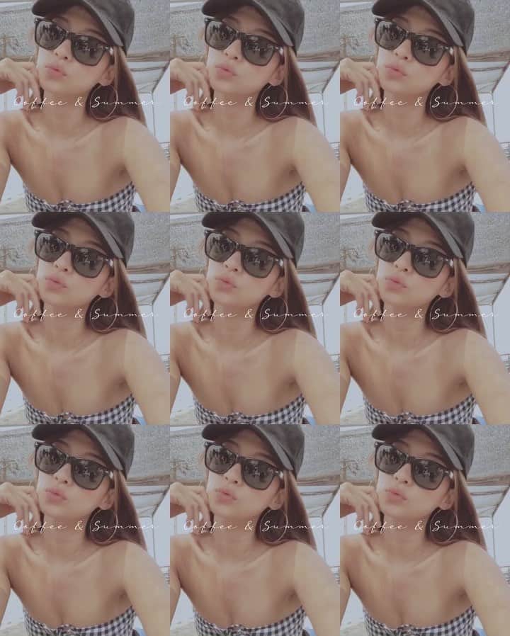 長谷川唯のインスタグラム：「・ ・ It'sniceweathertoday☀️🚿  ・ ・ #today #summer #me #happy #chill #instagood」
