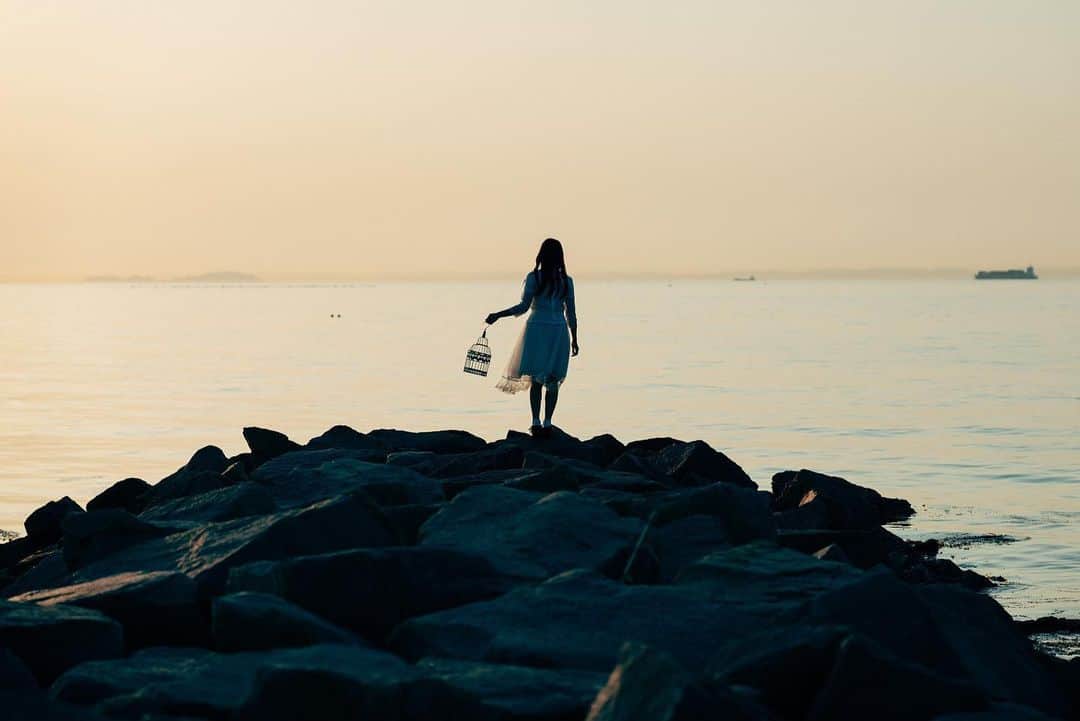 haraoのインスタグラム：「凪 - - - #いつか見た夢の中で #vsco#analog#oldlens#cinematography#GPW_members_only#as_archive#into_the_screen#indies_gram#indy_photolife#screen_archive#curbonjp#cinesomnia#photocinematica#realismag#analoguepeople#analoguevibes#被写体募集 . #Instagram#InstagramJapan#tokyocameraclub#reco_ig#jp_mood#オールドレンズ#オールドレンズに恋をした#儚くて何処か愛おしい様な」