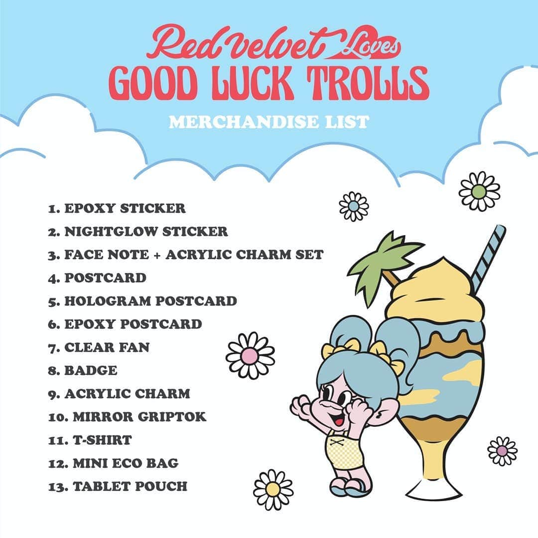 Red Velvetさんのインスタグラム写真 - (Red VelvetInstagram)「Red Velvet x Good Luck Trolls  Red Velvet Loves Good Luck Trolls와 함께 Let’s Power Up!  반짝이는 긍정 에너지로 파워업된 Red Velvet Loves Good Luck Trolls와  뜨거움도 새로움도 내 것으로 만들어보아요!  8월 3일(월)부터 다양한 온오프라인 매장에서 만나보세요.  #RedVelvet #레드벨벳 #Trolls #RedVelvetTrolls #RedVelvetlovesGoodLuckTrolls」8月3日 13時22分 - redvelvet.smtown