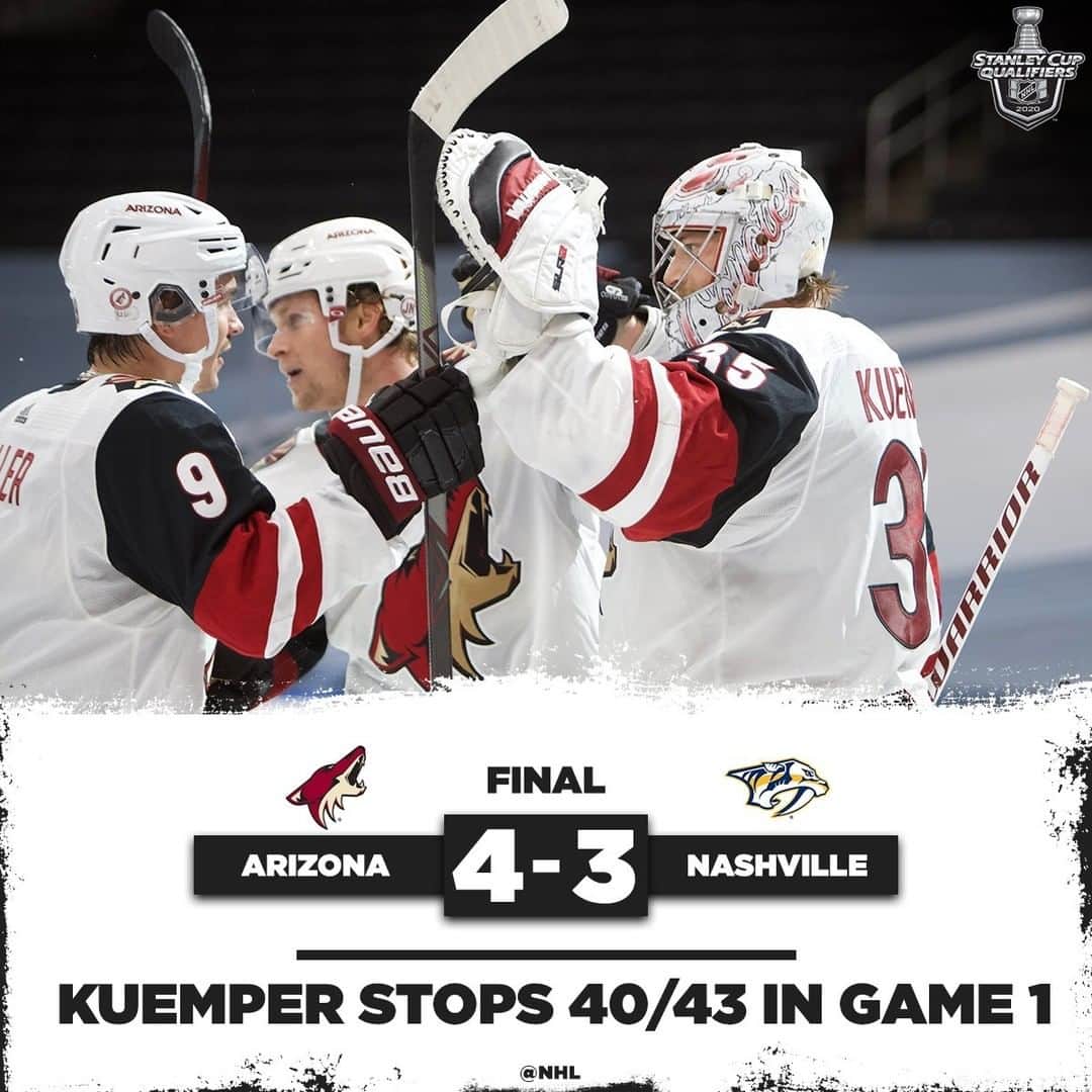 NHLさんのインスタグラム写真 - (NHLInstagram)「The second night of the #StanleyCup Qualifiers has come to an end. We've got you covered with the scores. ➡️➡️➡️」8月3日 14時16分 - nhl