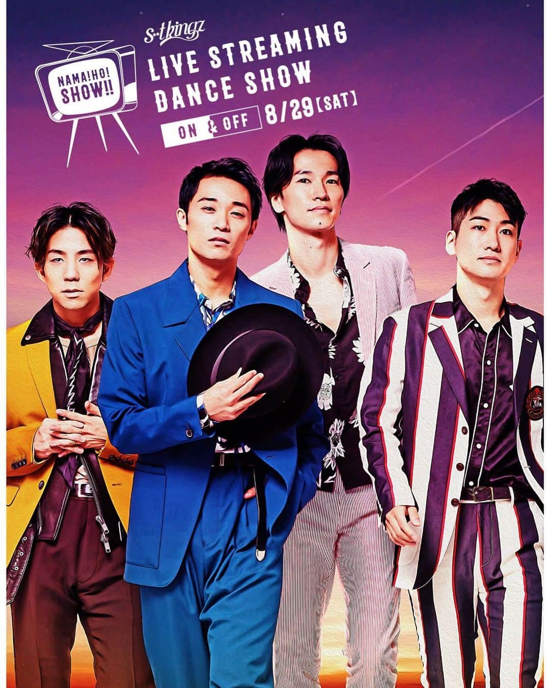 s**t kingzさんのインスタグラム写真 - (s**t kingzInstagram)「『s**t kingz Live streaming dance show「NAMA!HO!SHOW!!～ON&OFF～」』﻿ The information is finally released🔥🔥 For more information, please visit our website.﻿ ﻿ 【s**t kingz COMMENT】﻿ We want to bring smiles to the world by online with s**t kingz entertainment! “NAMA! HO! SHOW!!” , a live streaming dance show that started with the thought, would be fully powered up and started! This time the theme is “ ON & OFF ” . A new on-parade made for this day! We are particular about the performance of s**t kingz, which is different from the usual stage, such as the closeness, angle and ideas that can be seen by video! The cool s**t kingz, the happy s**t kingz, the s**t kingz who does all the silly things with all of us, this live streaming packed with all of us! Please come, no, please don’t miss it !  You have to come to see it ! ﻿ ﻿ ﻿ 『s**t kingz Live streaming dance show「NAMA!HO!SHOW!!～ON&OFF～」』﻿ ﻿ ついに‼️﻿ 8月29日(土)に開催される生配信ダンスショー🕺✨﻿ ﻿ NAMA!HO!SHOW!! 〜ON&OFF 〜の﻿ 詳細&ビジュアルが本日解禁🔥🔥﻿ ﻿ 【s**t kingz コメント】﻿ オンラインで世界中にs**t kingz のエンターテインメントで笑顔を届けたい!という思いで始まった生配信ダンスショー「NAMA! HO! SHOW!!」がパワーアップして本格始動しま す!今回のテーマは「ON&OFF」。この日のために作られた新作のオンパレードです! 映像だから観れる近さ、角度、アイディアなど、普段のステージとは違うs**t kingz のパ フォーマンスにこだわり抜きます!かっこいいs**t kingz も、ハッピーなs**t kingz も、くだらない事を全力でやるs**t kingz も、僕たちの全てを詰め込んだ生配信!是非、いや、 絶対ご覧ください! ﻿ ﻿ 詳細はシットキングス オフィシャル ウェブサイトにてご確認ください✨﻿ ﻿ ‪https://shitkingz.jp/shows/namahoshowonandoff/‬﻿ ﻿ #NAMAHOSHOW﻿ #ナマホウショー﻿ #ONandOFF﻿ #LiveStreaming﻿ #DanceShow﻿ #stkgz﻿」8月3日 16時00分 - stkgz_official