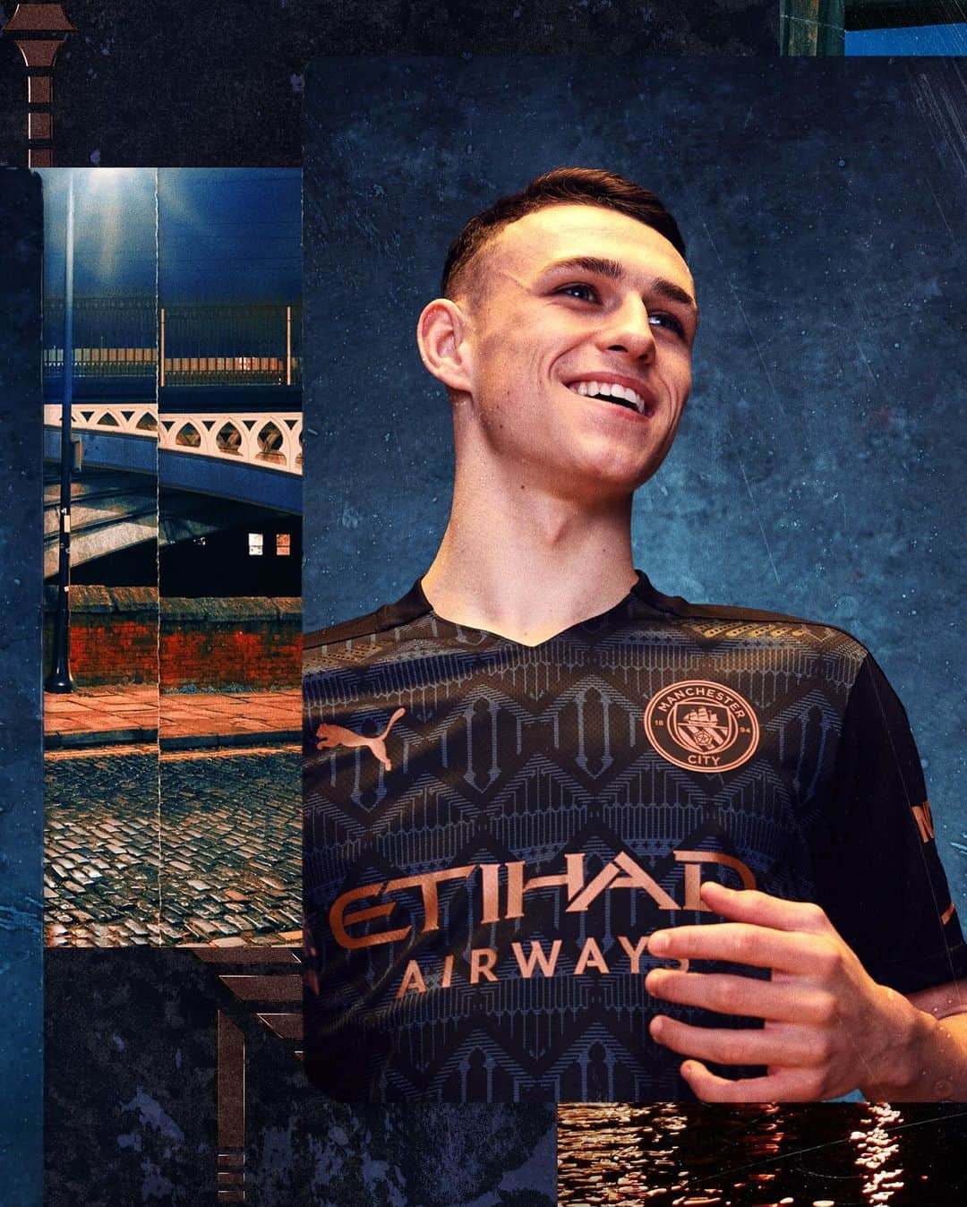 PUMA Footballさんのインスタグラム写真 - (PUMA FootballInstagram)「Next stop: Castlefield 📍  The new 20/21 @mancity Away Kit is here. TAP to shop.」8月3日 16時01分 - pumafootball