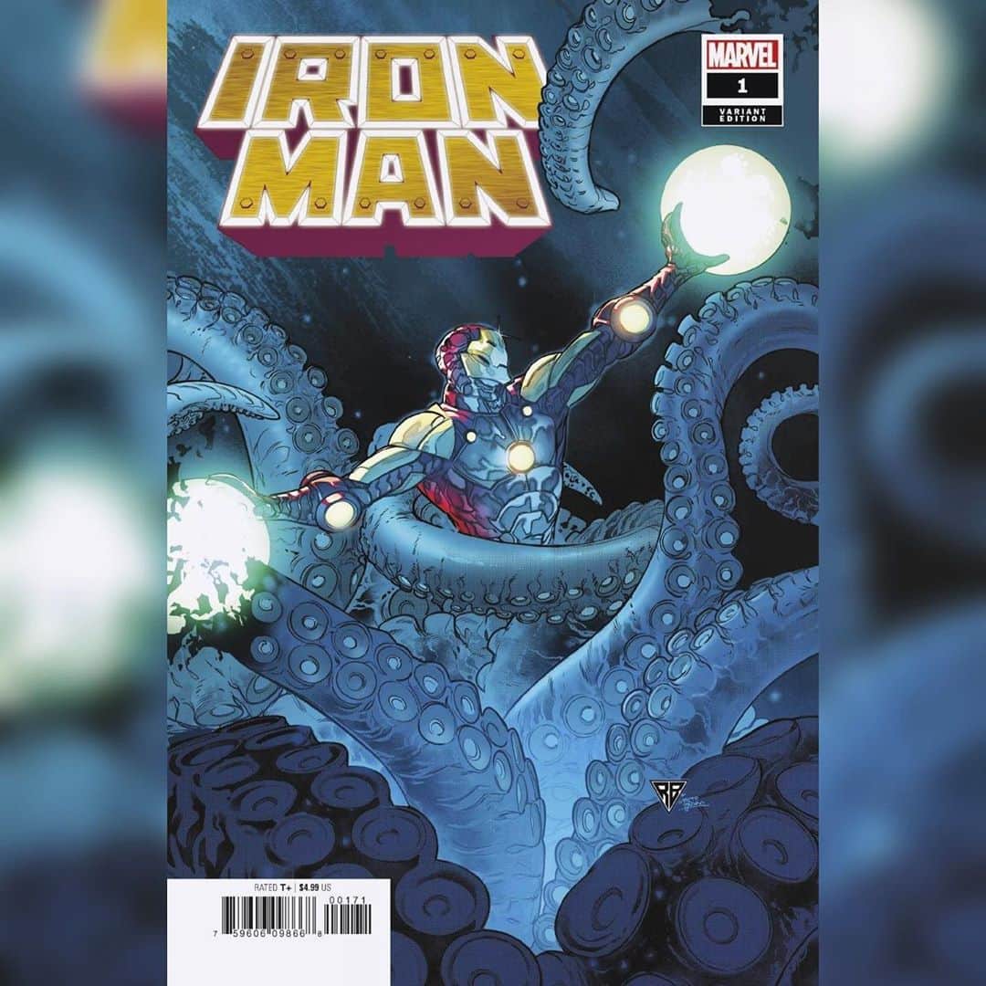 RB Silvaのインスタグラム：「IROM MAN #1 Variant Cover. Colors by @martegraciacolor」
