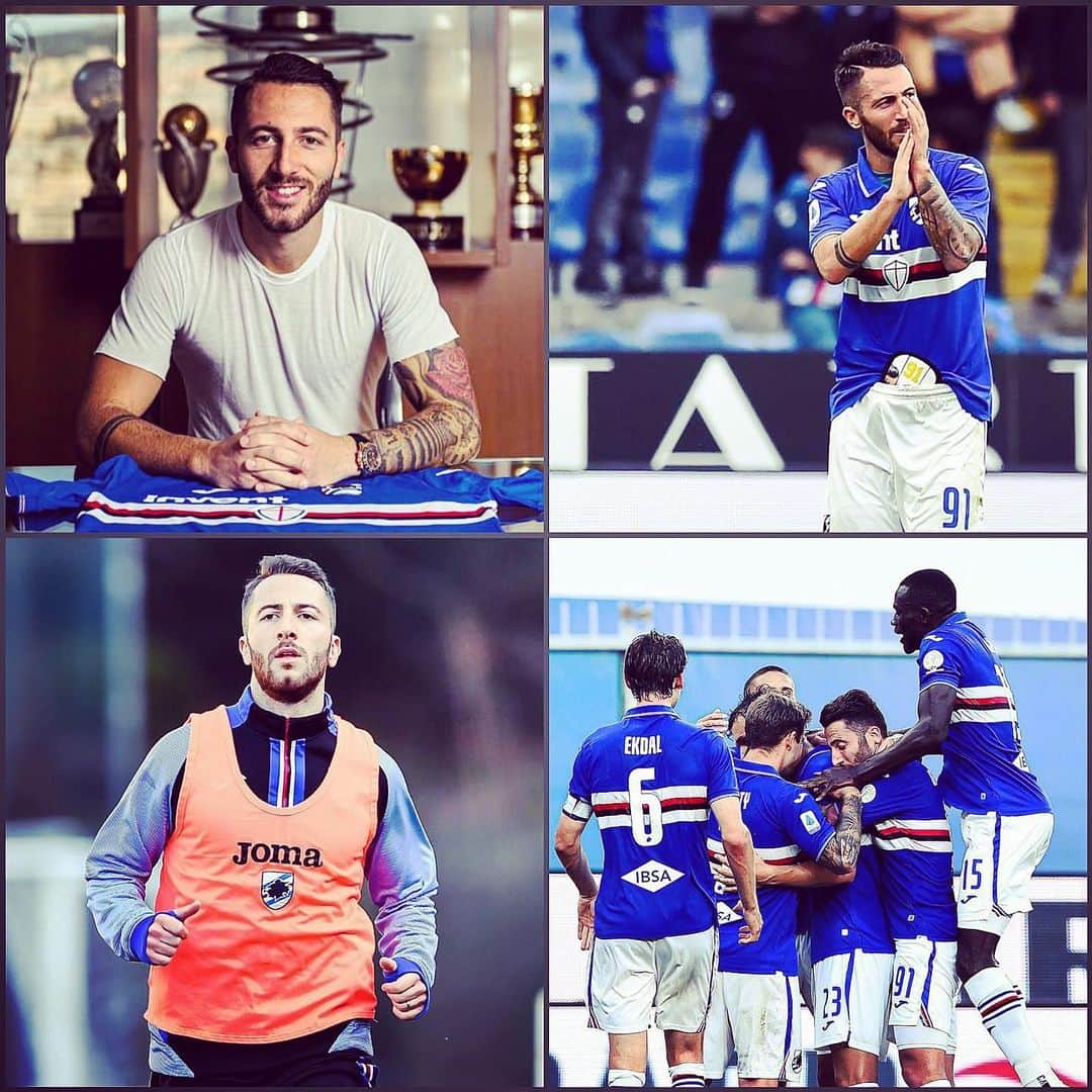 アンドレア・ベルトラッチのインスタグラム：「La firma. La prima. Bogliasco. Il gruppo. OBIETTIVO centrato @sampdoria 🎯. Ed ora #buonevacanze. #DajeSamp 😎✌🏼👊🏼」