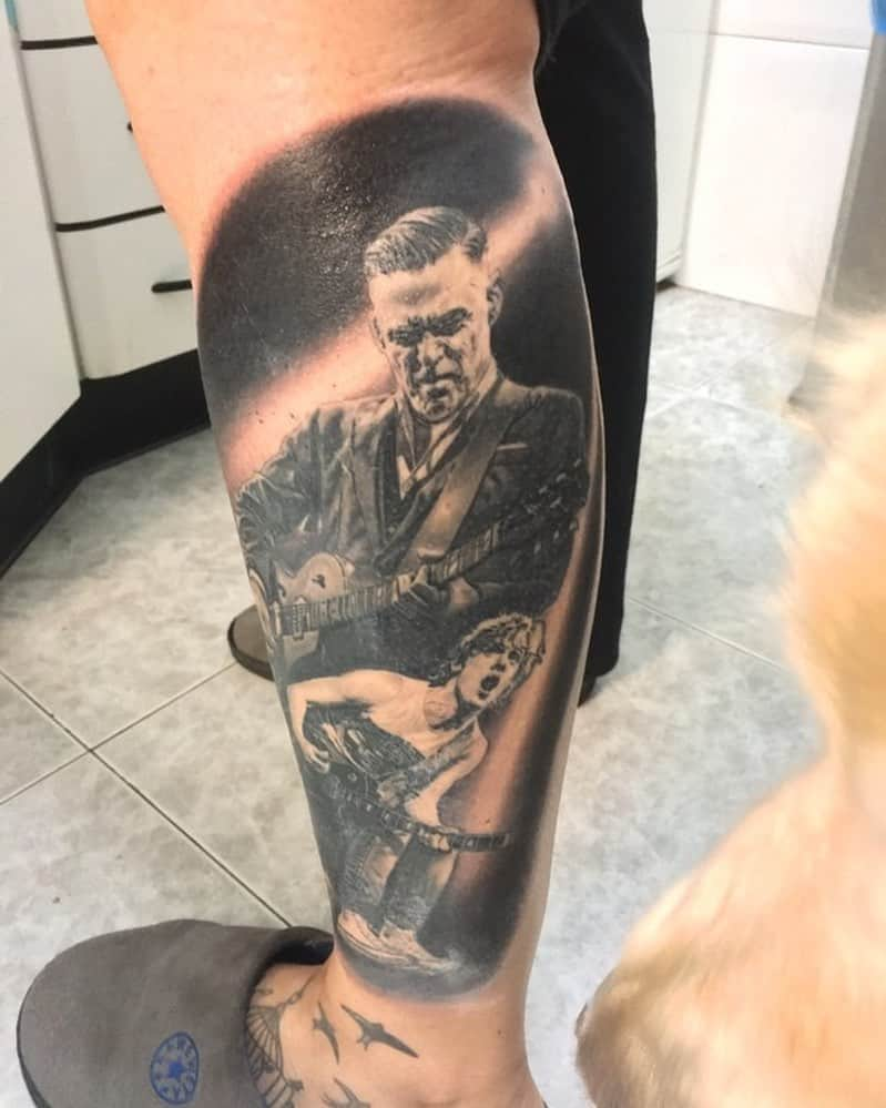 ブライアン・アダムスさんのインスタグラム写真 - (ブライアン・アダムスInstagram)「This tattoo photo was sent by Iraide from the Basque region of Spain. #bryanadamstattoo」8月3日 20時34分 - bryanadams